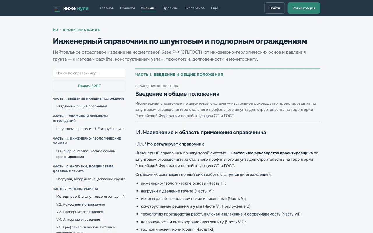 М2 Инженерный справочник: методы расчёта, схемы, проверки сечений